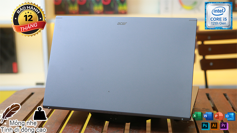 Aspire A515-57-52NZ i5-1235U / Ram 8GB DDR4 / SSD 256GB NVMe / Màn 15.6 inch IPS FHD / Card tích hợp